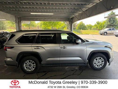 Celestial Silver Metallic 2025 Toyota Sequoia SR5