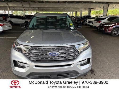 ICONIC SILVER METALLIC 2023 Ford Explorer XLT