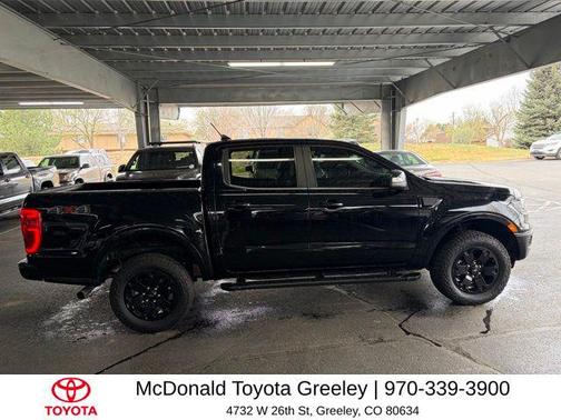 SHADOW BLACK 2020 Ford Ranger LARIAT