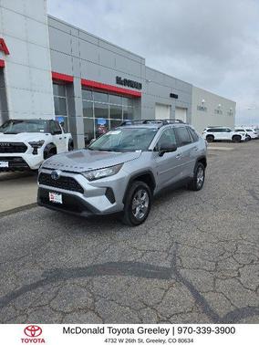 Silver Sky Metallic 2022 Toyota RAV4 Hybrid LE