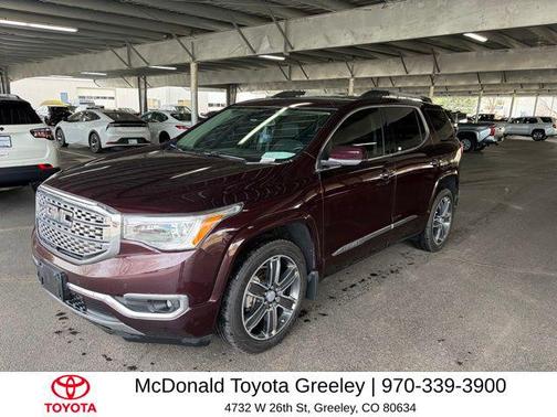 Black Cherry Metallic 2017 GMC Acadia Denali