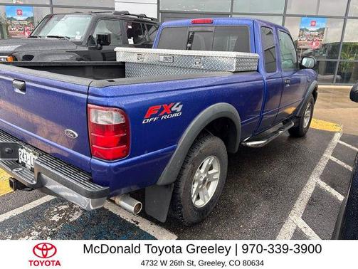 Sonic Blue Clearcoat Metallic 2004 Ford Ranger XLT SuperCab