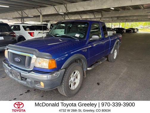 Sonic Blue Clearcoat Metallic 2004 Ford Ranger XLT SuperCab