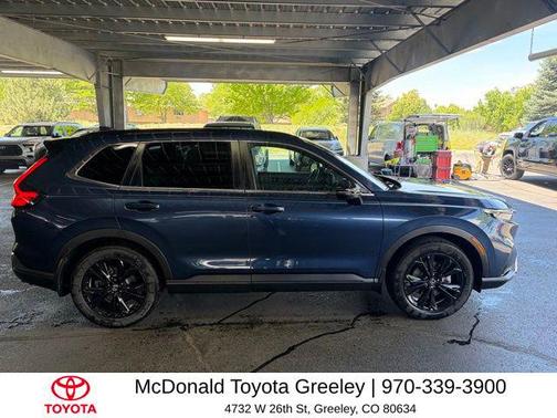 Blue 2023 Honda CR-V Hybrid Sport Touring AWD