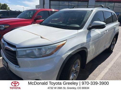 Blizzard Pearl 2015 Toyota Highlander Limited