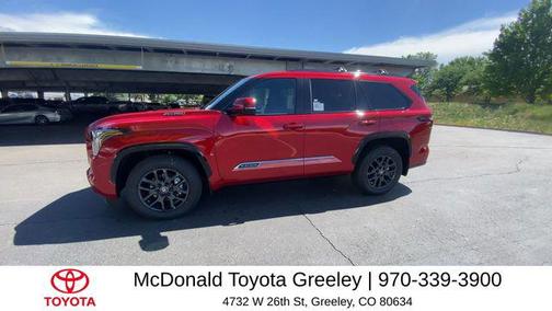 Supersonic Red 2026 Toyota Sequoia Platinum