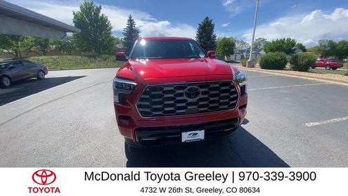 Supersonic Red 2026 Toyota Sequoia Platinum