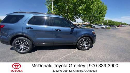 BLUE METALLIC 2018 Ford Explorer Sport