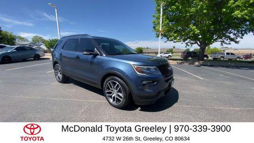 BLUE METALLIC 2018 Ford Explorer Sport