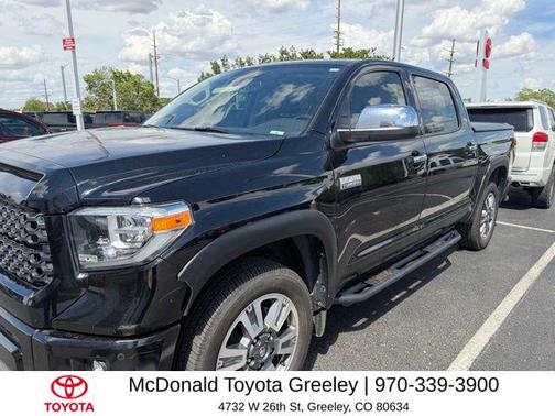 Midnight Black Metallic 2020 Toyota Tundra Platinum