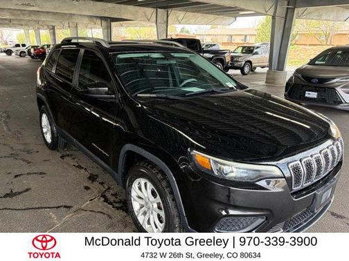 Diamond Black Crystal Pearlcoat 2020 Jeep Cherokee Latitude