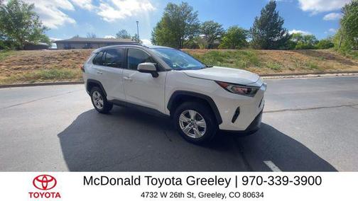 Super White 2021 Toyota RAV4 XLE