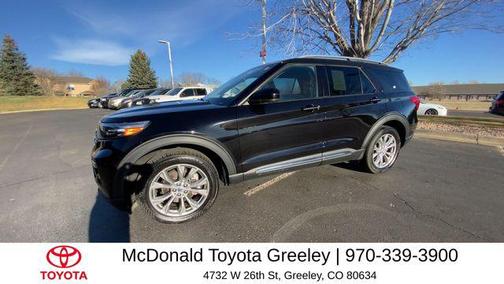 AGATE BLACK METALLIC 2023 Ford Explorer Limited