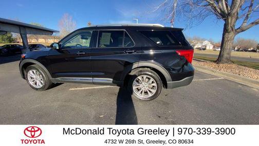 AGATE BLACK METALLIC 2023 Ford Explorer Limited