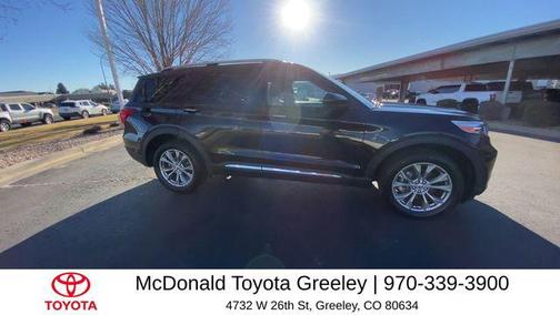 AGATE BLACK METALLIC 2023 Ford Explorer Limited