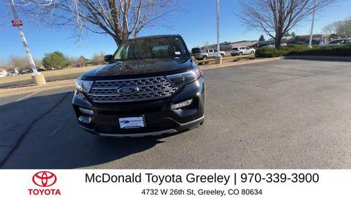 AGATE BLACK METALLIC 2023 Ford Explorer Limited