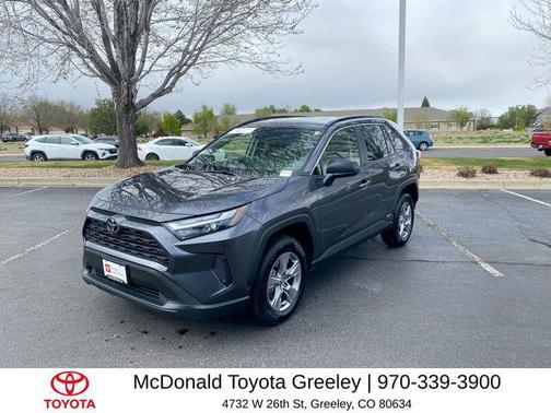 Magnetic Gray Metallic 2025 Toyota RAV4 Hybrid LE