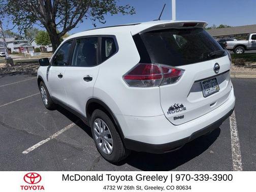 Glacier White 2016 Nissan Rogue S