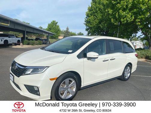 White Diamond Pearl 2019 Honda Odyssey EX-L