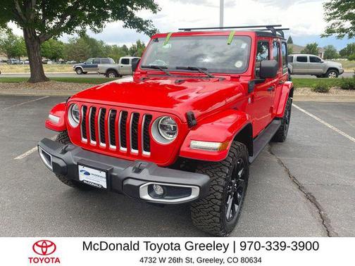Firecracker Red Clearcoat 2021 Jeep Wrangler Unlimited 4xe Sahara