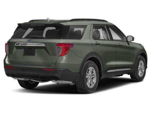 Forged Green Metallic 2024 Ford Explorer XLT