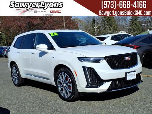 Crystal White Tricoat 2024 Cadillac XT6 Sport AWD