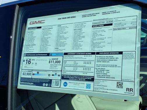 2026 GMC Yukon Denali