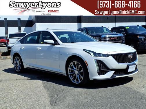 Crystal White Tricoat 2023 Cadillac CT5 Sport