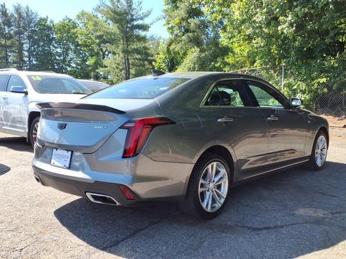 Satin Steel Metallic 2021 Cadillac CT4 Luxury