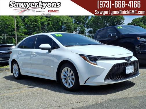 Super White 2020 Toyota Corolla LE
