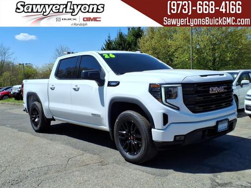 Summit White 2026 GMC Sierra 1500 Elevation
