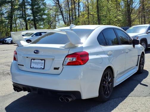 Crystal White Pearl 2015 Subaru WRX STI Limited