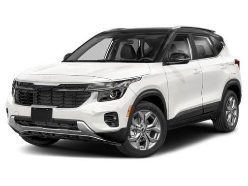 Clear White/Black Roof 2025 Kia Seltos S