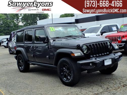 Granite Crystal Metallic Clearcoat 2021 Jeep Wrangler Willys