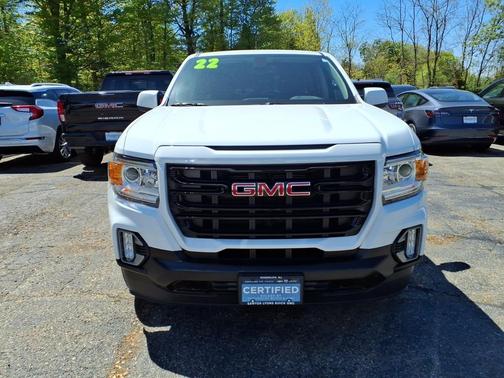Summit White 2022 GMC Canyon Elevation