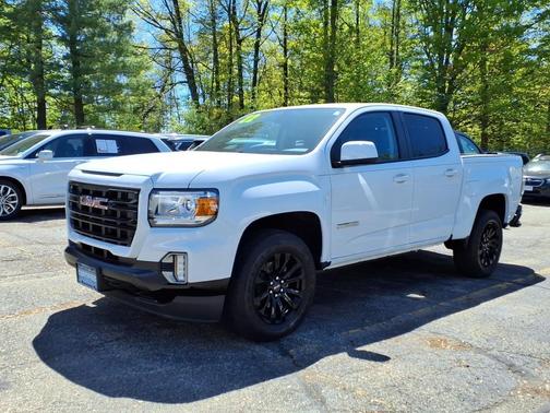 Summit White 2022 GMC Canyon Elevation