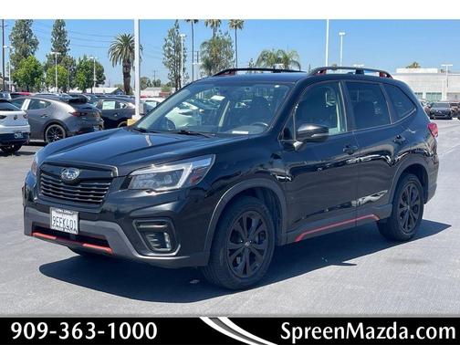 Crystal Black Silica 2021 Subaru Forester Sport
