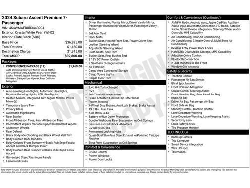2024 Subaru Ascent Premium