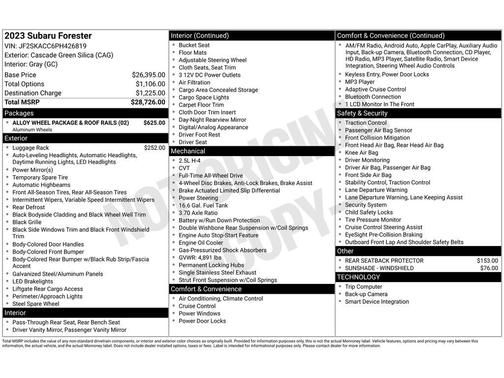 2023 Subaru Forester Base
