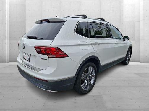 Pure White 2021 Volkswagen Tiguan 2.0T SEL