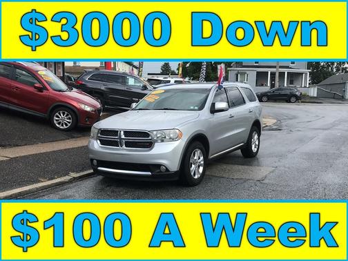 Silver 2013 Dodge Durango Crew