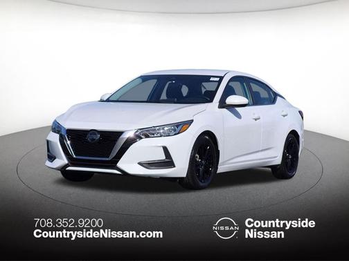 Aspen White Tricoat 2023 Nissan Sentra SV