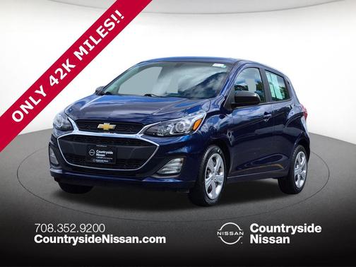 Blue Glow Metallic 2022 Chevrolet Spark LS