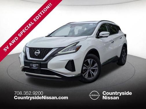 Pearl White Tricoat 2021 Nissan Murano SV Intelligent AWD