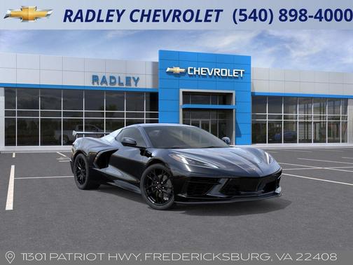 Black 2026 Chevrolet Corvette Stingray w/1LT