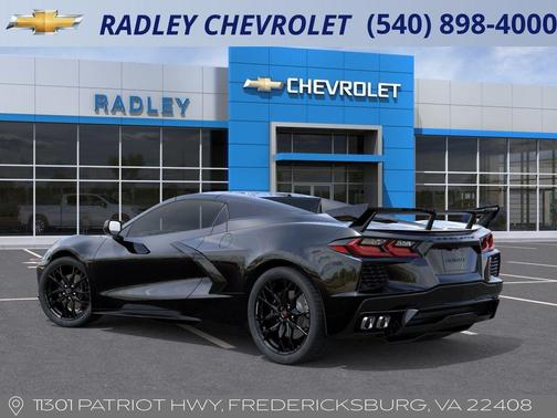 Black 2026 Chevrolet Corvette Stingray w/1LT