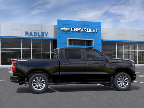 Black 2026 Chevrolet Silverado 1500 Custom