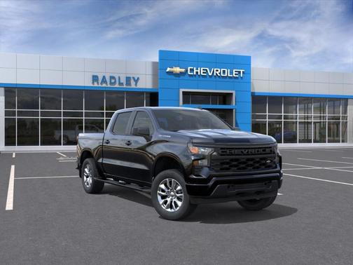 Black 2026 Chevrolet Silverado 1500 Custom