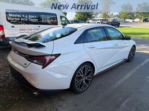 White 2023 Hyundai ELANTRA N Base