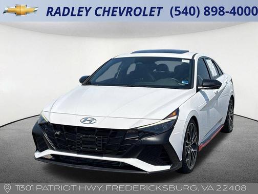White 2023 Hyundai ELANTRA N Base